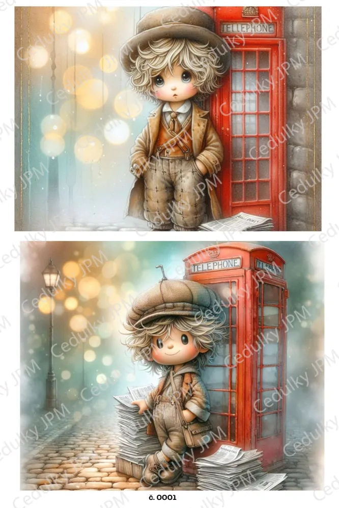 Klasik papír A4 60g/m2 pro Decoupage 