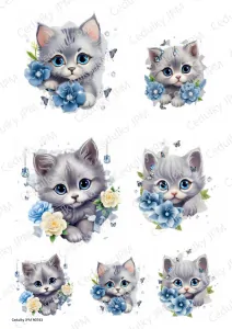 Rýžový a Soft  papír  A4 pro decoupage- R0743
