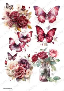 Rýžový a Soft  papír  A4 pro decoupage- R0749