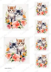 Rýžový a Soft  papír  A4 pro decoupage- R0752