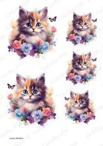 Rýžový a Soft  papír  A4 pro decoupage- R0754