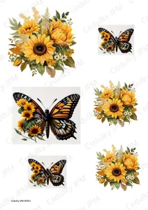 Rýžový a Soft  papír  A4 pro decoupage- R0761