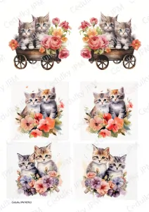Rýžový a Soft  papír  A4 pro decoupage- R0763