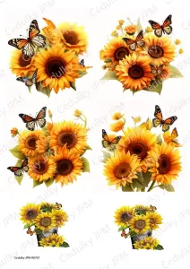 Rýžový a Soft  papír  A4 pro decoupage- R0767