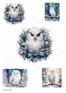 Rýžový a Soft  papír  A4 pro decoupage - R0001