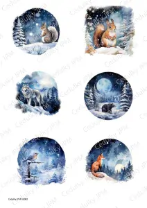 Rýžový a Soft  papír  A4 pro decoupage - R0002