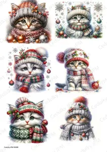 Rýžový a Soft  papír  A4 pro decoupage- R0009