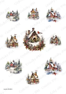 Rýžový a Soft  papír  A4 pro decoupage - R0011