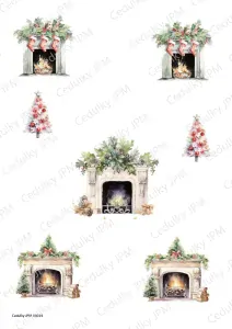 Rýžový a Soft  papír  A4 pro decoupage - R0019