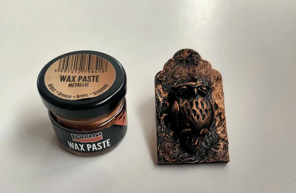 Wax pasta metalická 20 ml - červená