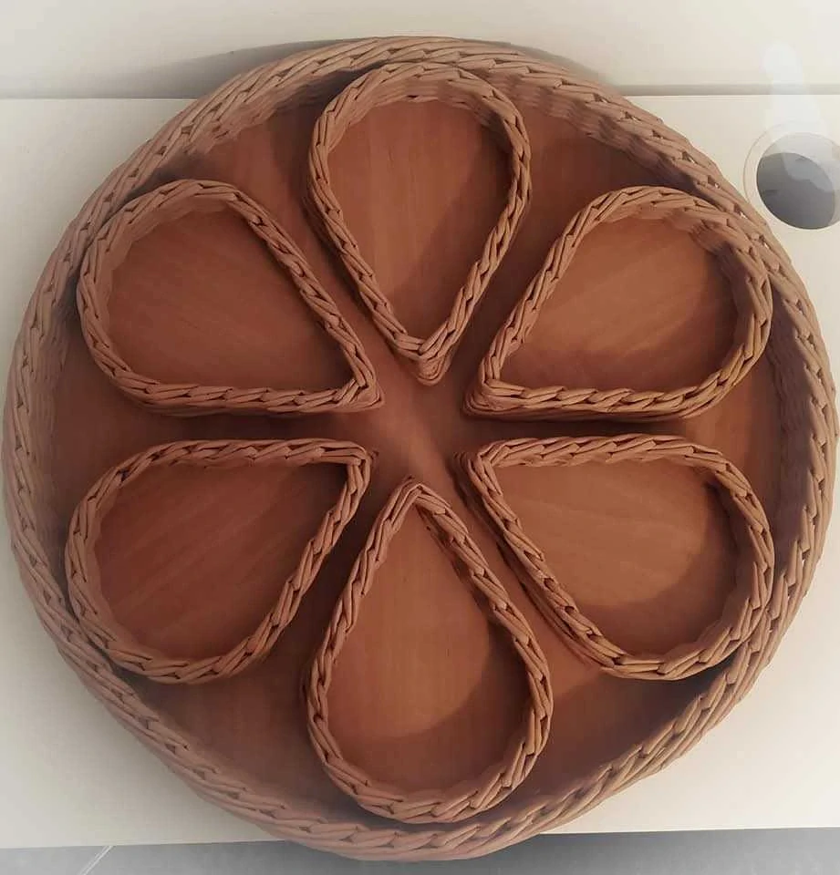 Sada 6x slza + kruh 47cm 