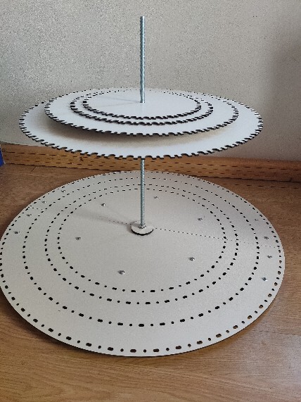 Forma na pletení krytu vánočního stromečku