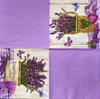 Ubrousek  vhodný pro techniku Decoupage-UB6
