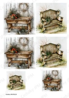 Rýžový a Soft  papír  A4 pro decoupage- R0119