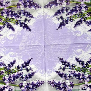 Ubrousek  vhodný pro techniku Decoupage- UB12