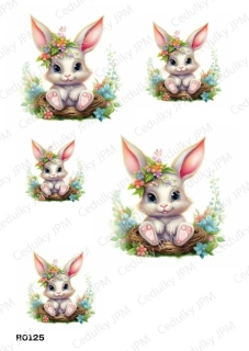 Rýžový a Soft  papír  A4 pro decoupage- R0125