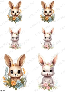 Rýžový a Soft  papír  A4 pro decoupage- R0126