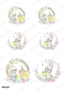 Rýžový a Soft  papír  A4 pro decoupage- R0130