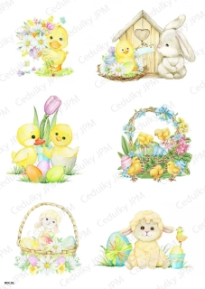 Rýžový a Soft  papír  A4 pro decoupage- R0131