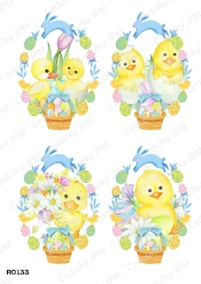 Rýžový a Soft  papír  A4 pro decoupage- R0133