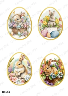 Rýžový a Soft  papír  A4 pro decoupage- R0134