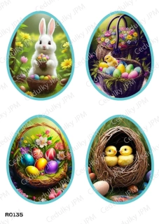 Rýžový a Soft  papír  A4 pro decoupage- R0135