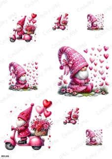 Rýžový a Soft  papír  A4 pro decoupage- R0139