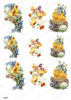 Rýžový a Soft  papír  A4 pro decoupage- R0143