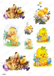 Rýžový a Soft  papír  A4 pro decoupage- R0147