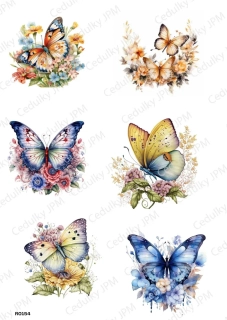 Rýžový a Soft  papír  A4 pro decoupage- R0154
