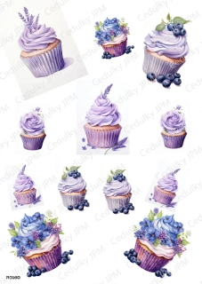 Rýžový a Soft papír A4 pro decoupage- R0160