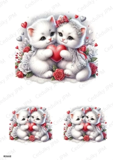 Rýžový a Soft  papír  A4 pro decoupage- R0162