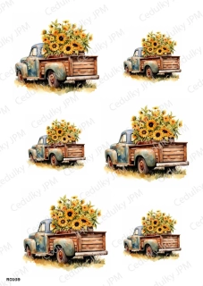 Rýžový a Soft  papír  A4 pro decoupage- R0169