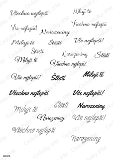 Rýžový a Soft  papír  A4 pro decoupage- R0171