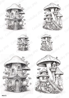 Rýžový a Soft  papír  A4 pro decoupage- R0178
