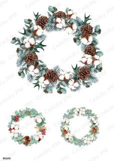 Rýžový a Soft  papír  A4 pro decoupage- R0185