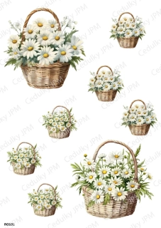 Rýžový a Soft  papír  A4 pro decoupage- R0191