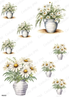 Rýžový a Soft  papír  A4 pro decoupage- R0192