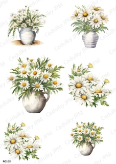 Rýžový a Soft  papír  A4 pro decoupage- R0193