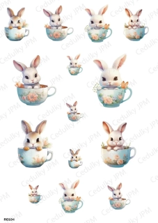 Rýžový a Soft  papír  A4 pro decoupage- R0194