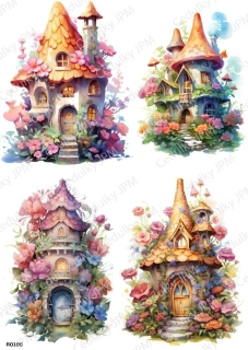 Rýžový a Soft  papír  A4 pro decoupage- R0195