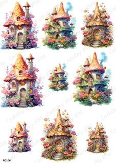Rýžový a Soft  papír  A4 pro decoupage- R0196