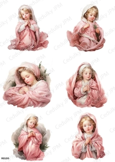 Rýžový a Soft  papír  A4 pro decoupage- R0199