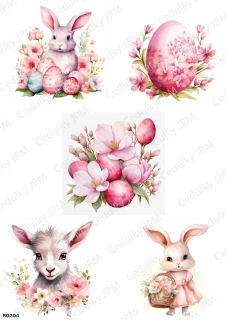 Rýžový a Soft  papír  A4 pro decoupage- R0204