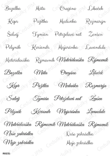 Rýžový a Soft  papír  A4 pro decoupage- R0231