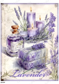 Rýžový a Soft  papír  A4 pro decoupage- R0234