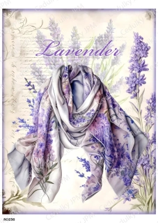 Rýžový a Soft  papír  A4 pro decoupage- R0236