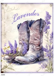 Rýžový a Soft  papír  A4 pro decoupage- R0241