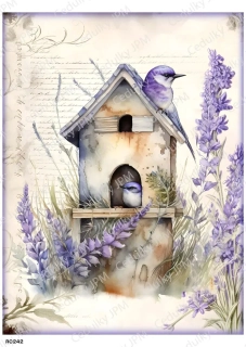Rýžový a Soft  papír  A4 pro decoupage- R0242