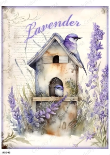 Rýžový a Soft  papír  A4 pro decoupage- R0243